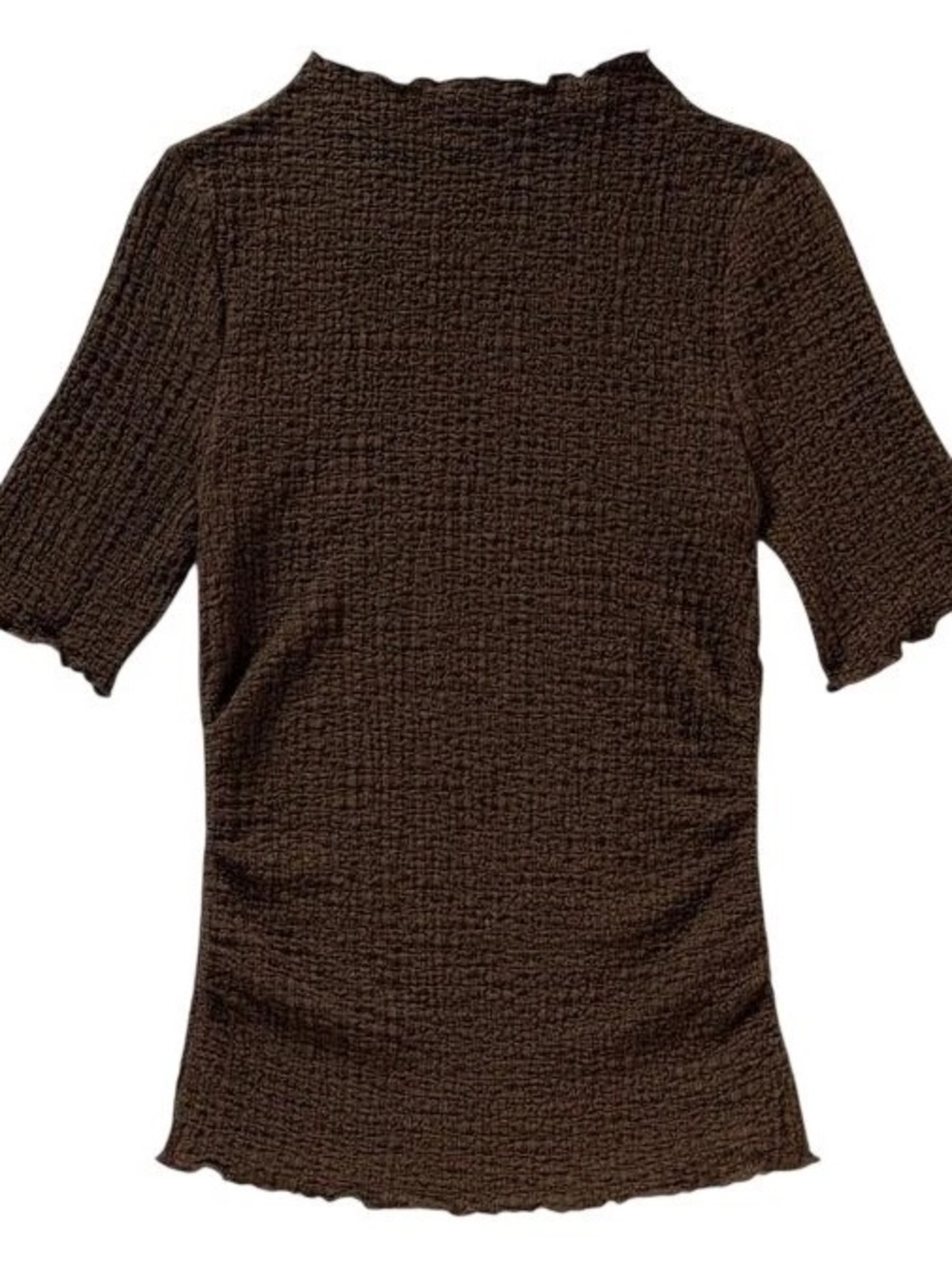 a new day Brown Textured Short-Sleeve Tee